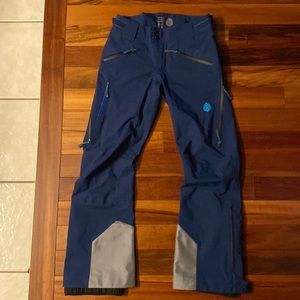 Womens XS midnight blue STIO environ hard shell ski/ board pants!